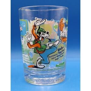 McDonalds Walt Disney World 100 Years of Magic Anniversary Glass Goofy*Pre-Owned